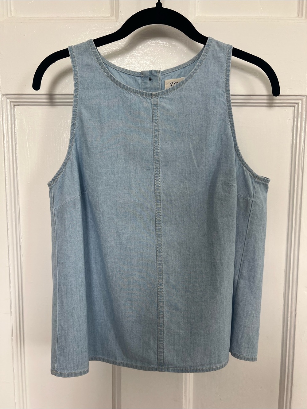 J. Crew - Light Blue Denim Sleeveless Tank Top